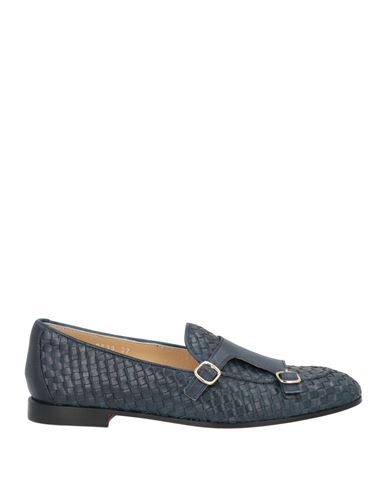 Shop Doucal's Woman Loafers Midnight Blue Size 7.5 Leather