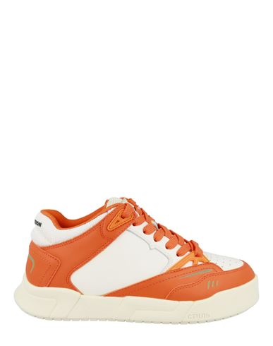 Heron Preston Low Key Sneakers Woman Sneakers Multicolored Size 8 Calfskin, Polyester In Orange