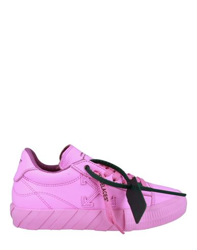 Shop Off-white Low Vulcanized Leather Sneakers Woman Sneakers Pink Size 5 Calfskin, Polyester