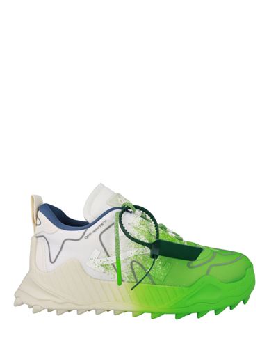 Shop Off-white Odsy Mesh Sneakers Man Sneakers Multicolored Size 8 Polyester, Nylon, Calfskin In Fantasy