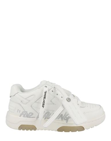 Off-white "out Of Office "for Walking" Low-top Sneakers" Woman Sneakers White Size 8 Calfskin, Polye