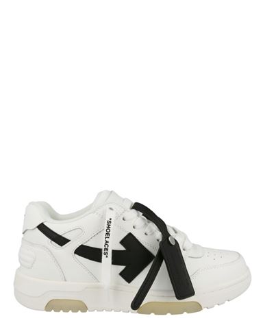Off-white Out Of Office Low-top Sneakers Woman Sneakers Multicolored Size 8 Calfskin, Polyester