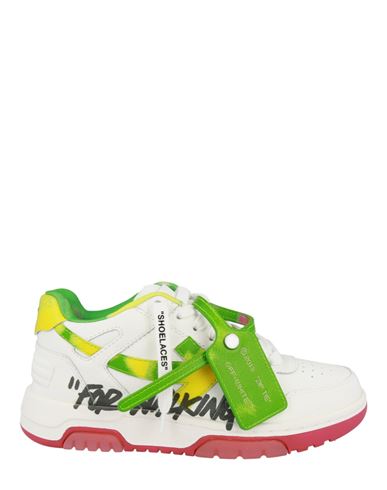 Off-white "out Of Office "for Walking" Low-top Sneakers" Woman Sneakers Multicolored Size 8 Calfskin In Fantasy