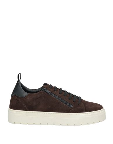 Antony Morato Man Sneakers Dark Brown Size 9 Leather
