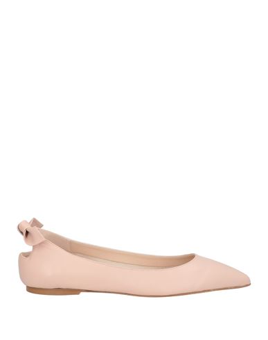 Shop Il Borgo Firenze Woman Ballet Flats Light Pink Size 6.5 Leather