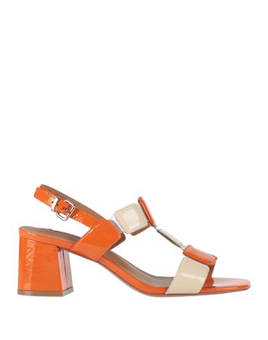 Shop Bibi Lou Woman Sandals Orange Size 8 Leather