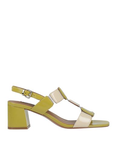 BIBI LOU BIBI LOU WOMAN SANDALS LIME GREEN SIZE 8 LEATHER 
