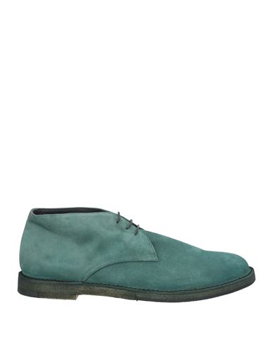 Pantanetti Man Ankle Boots Emerald Green Size 13 Leather