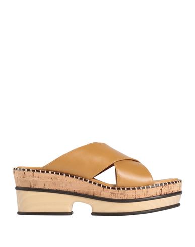 Chloé Woman Mules & Clogs Camel Size 8 Leather In Beige