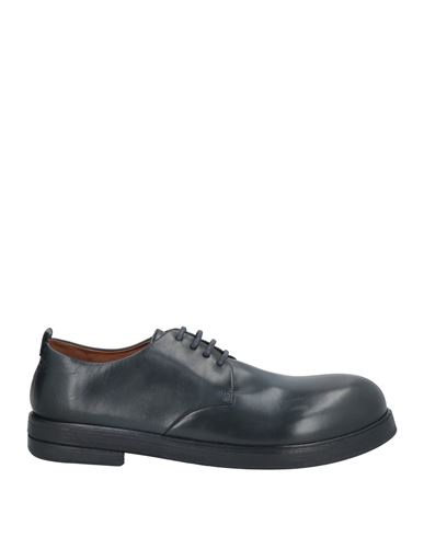 MARSÈLL MARSÈLL MAN LACE-UP SHOES MIDNIGHT BLUE SIZE 12 CALFSKIN 