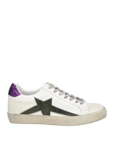 Shop Bibi Lou Woman Sneakers Off White Size 8 Leather