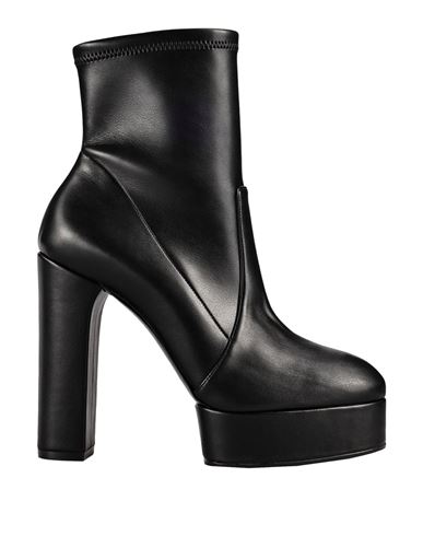 Shop Casadei Ankle Boots Woman Ankle Boots Black Size 8 Leather