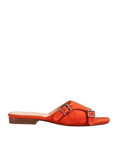Shop Santoni Sandals Woman Sandals Orange Size 5.5 Leather