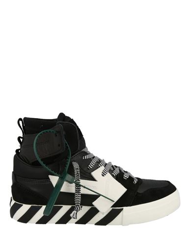 Shop Off-white Vulcanized Canvas High-top Sneakers Man Sneakers Multicolored Size 9 Calfskin, Polyester In Fantasy