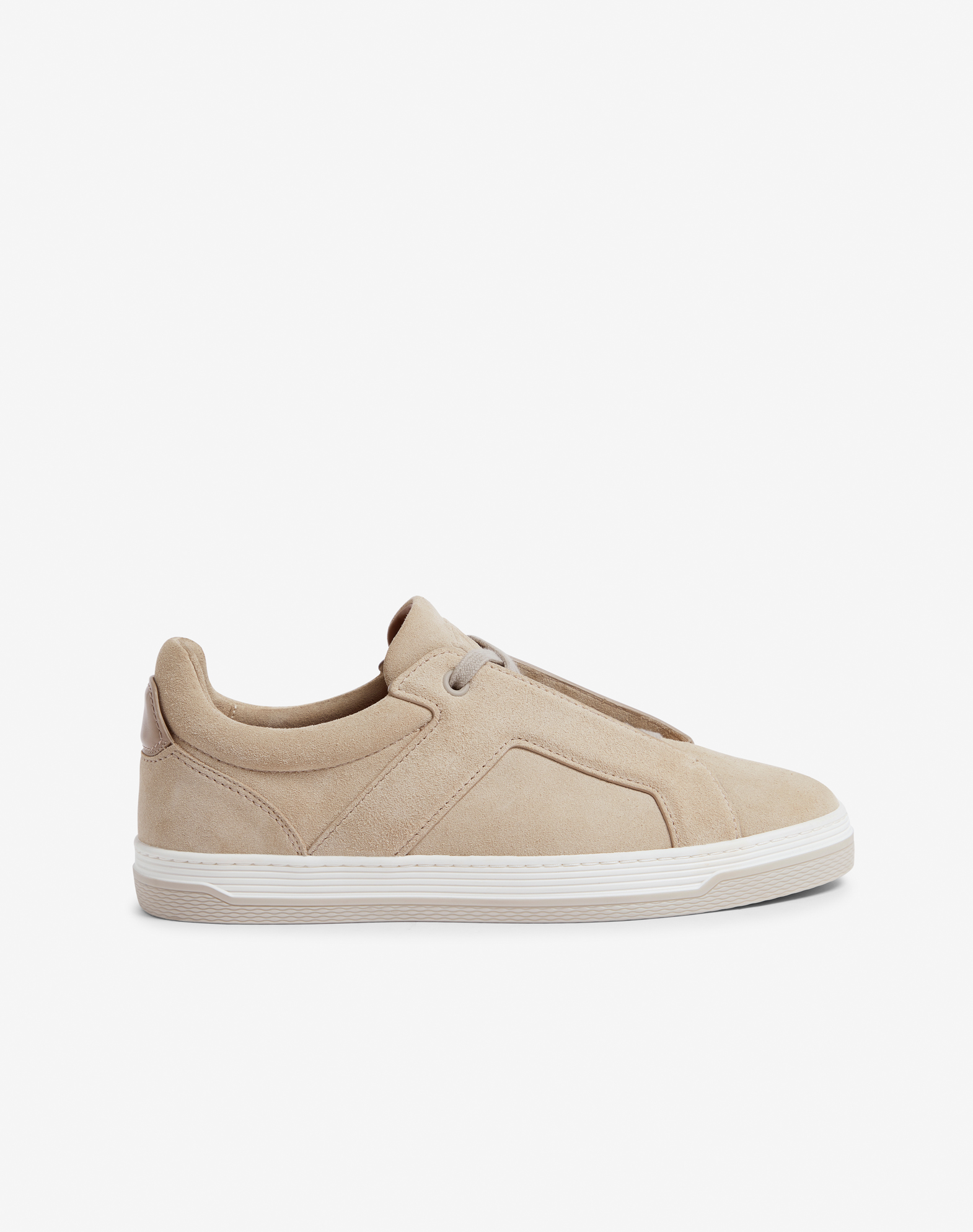 Shop Dunhill Tailored Suede Sneakers In Brown