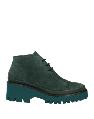 Shop Pons Quintana Woman Ankle Boots Deep Jade Size 10 Leather In Green