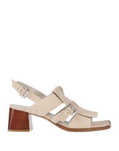 Guglielmo Rotta Woman Sandals Beige Size 8 Leather In Beige