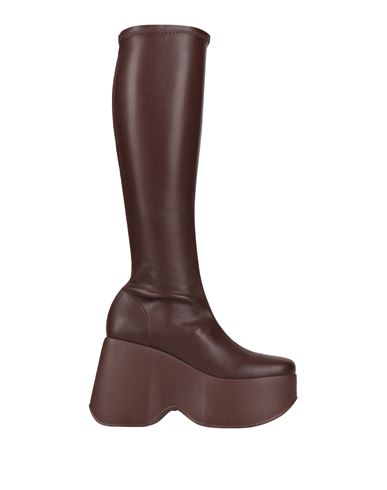 Vic Matie Vic Matiē Woman Boot Chocolate Brown Size 7 Textile Fibers In Brown