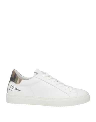 Shop Nevver Man Sneakers White Size 9 Leather