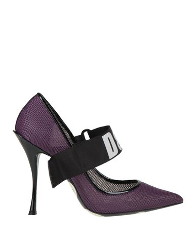 Dolce & Gabbana Woman Pumps Purple Size 8.5 Pvc - Polyvinyl Chloride, Leather In Multi