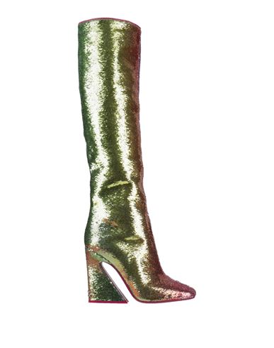 Dolce & Gabbana Woman Boot Yellow Size 6.5 Polyethylene, Polyester, Lambskin In Brown