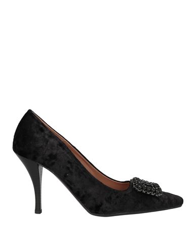 J.a.p. Jose Antonio Pereira J. A.p. Jose Antonio Pereira Woman Pumps Black Size 11 Textile Fibers