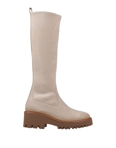 Pons Quintana Woman Boot Beige Size 7.5 Textile Fibers In White