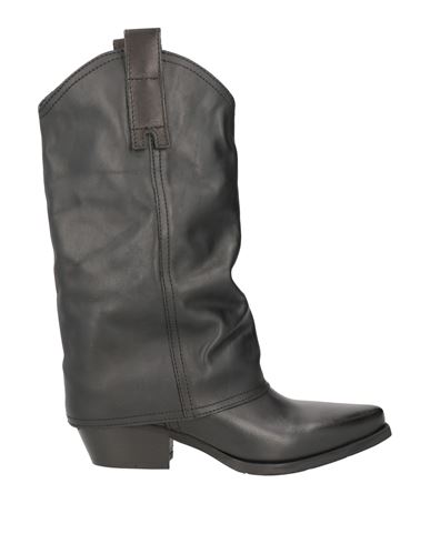 Shop Paloma Barceló Woman Ankle Boots Black Size 8 Leather