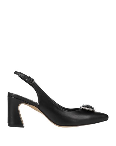 Tosca Blu Woman Pumps Black Size 8 Leather In Black