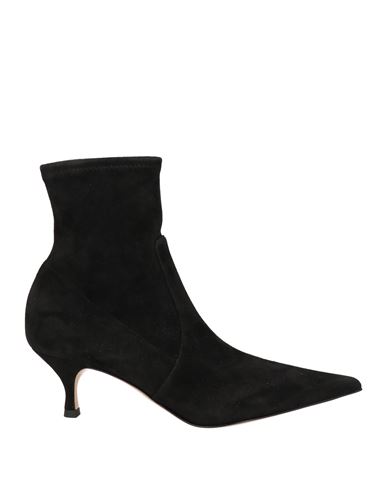 Casadei Woman Ankle Boots Black Size 7 Leather In Black