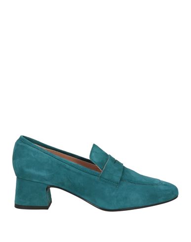 Unisa Woman Loafers Turquoise Size 6 Leather In Green