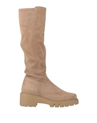 Unisa Woman Boot Sand Size 9 Textile Fibers In Neutral
