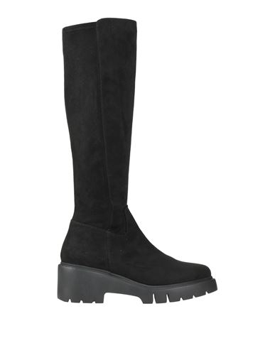 Unisa Woman Boot Black Size 8 Textile Fibers