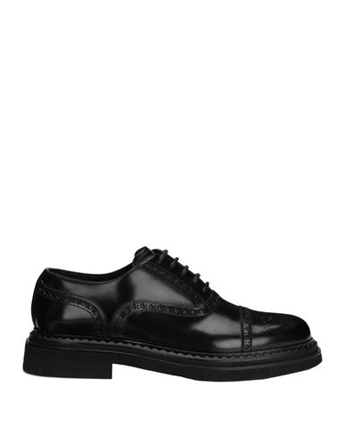 Shop Dolce & Gabbana Oxfords Man Lace-up Shoes Black Size 7 Leather