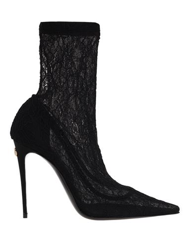 Shop Dolce & Gabbana Ankle Boots Woman Ankle Boots Black Size 7 Polyamide