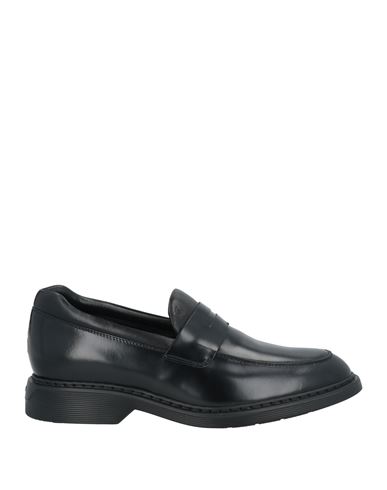 Hogan Man Loafers Black Size 12 Leather