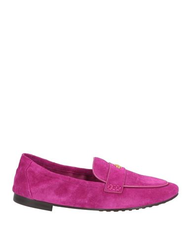 Tory Burch Woman Loafers Fuchsia Size 6.5 Leather In Pink