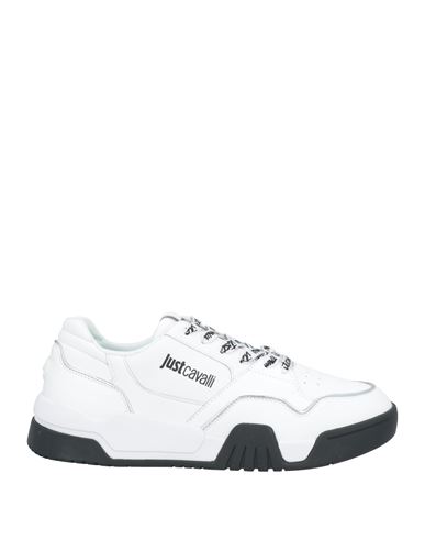 Just Cavalli Logo-print Lace-up Sneakers In White