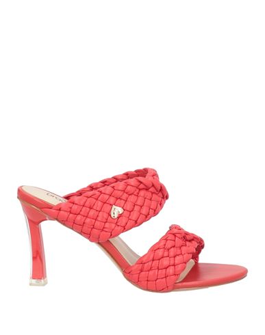 Tua By Braccialini Woman Sandals Red Size 8 Textile Fibers