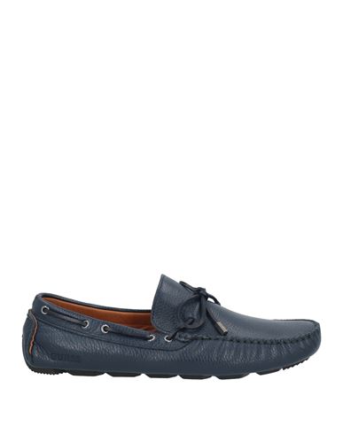 Guess Man Loafers Navy Blue Size 9 Leather