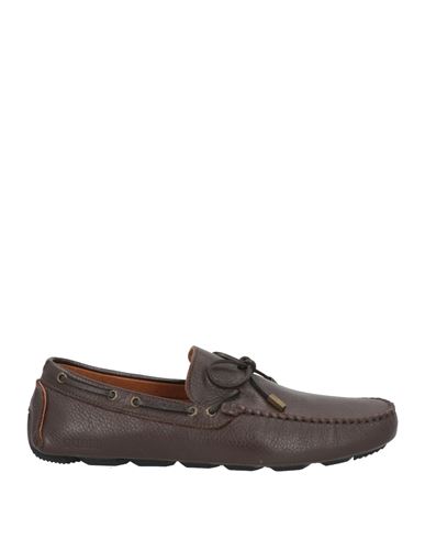 Shop Guess Man Loafers Dark Brown Size 8.5 Leather