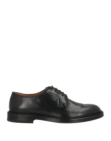 Doucal's Man Lace-up Shoes Black In Black
