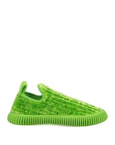 Bottega Veneta Man Sneakers Green Size 11 Textile Fibers