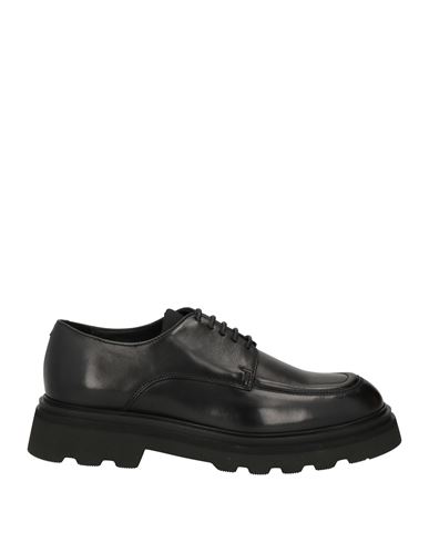 Doucal's Woman Lace-up Shoes Black Size 8 Leather