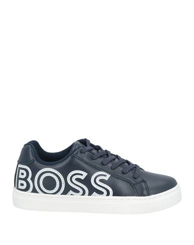 Hugo Boss Boss Man Sneakers Midnight Blue Size 4y Leather