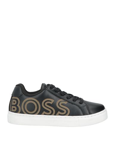Hugo Boss Boss Man Sneakers Black Size 5y Leather