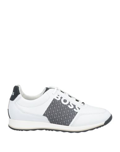 Hugo Boss Boss Man Sneakers White Size 7.5y Leather