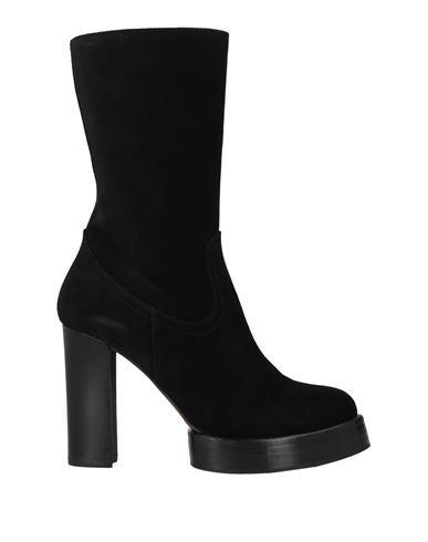Paloma Barceló Woman Ankle Boots Black Size 6 Leather