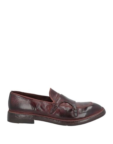 Eleventy Man Loafers Burgundy Size 11 Leather In Brown