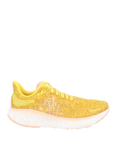 New Balance Woman Sneakers Ocher Size 8 Textile Fibers In Yellow